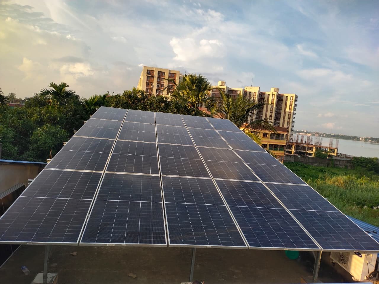 10 kW Commercial Solar Power Plant